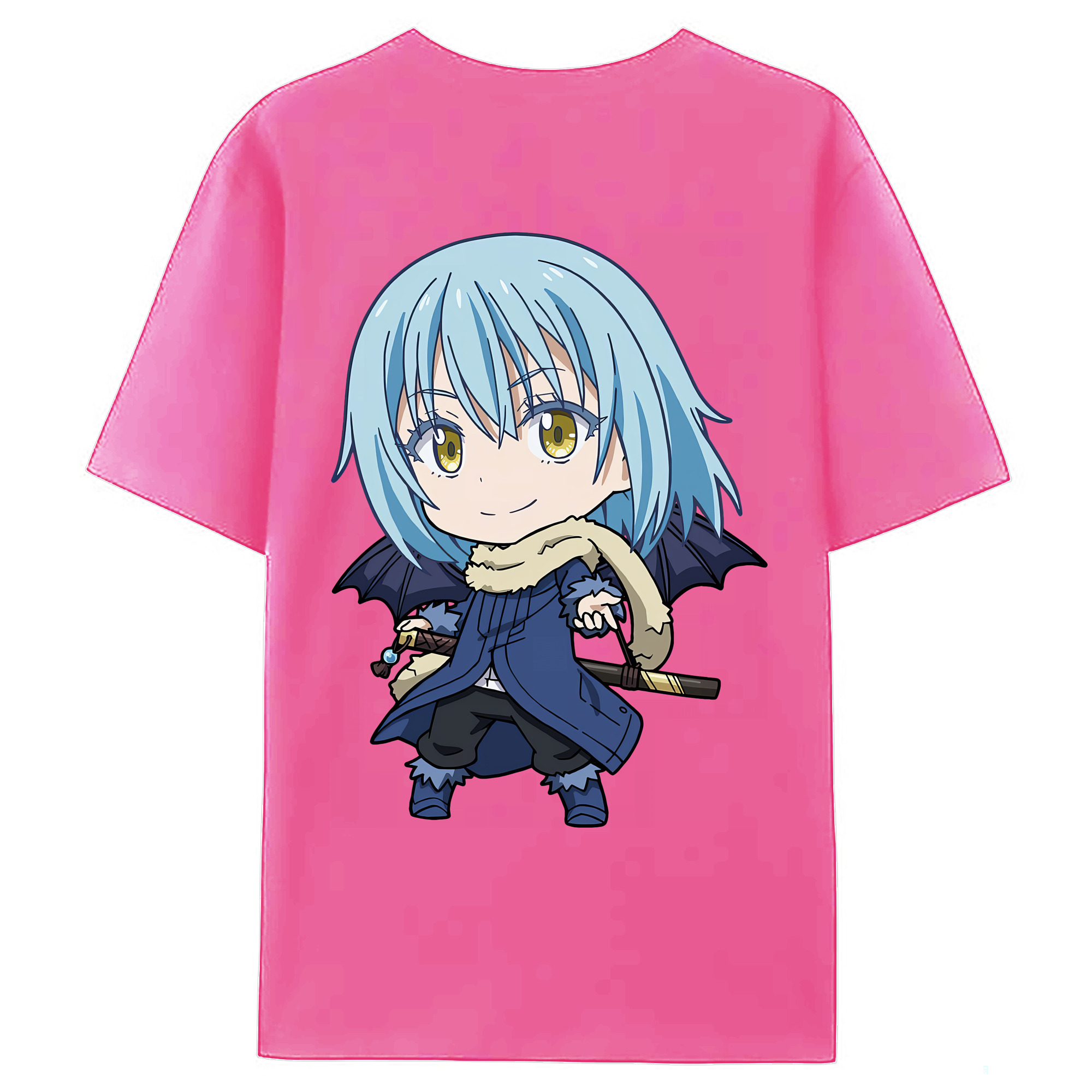（画像用） 転スラ Regarding Reincarnated to Slime レディース半袖Tシャツ(バックプリント)